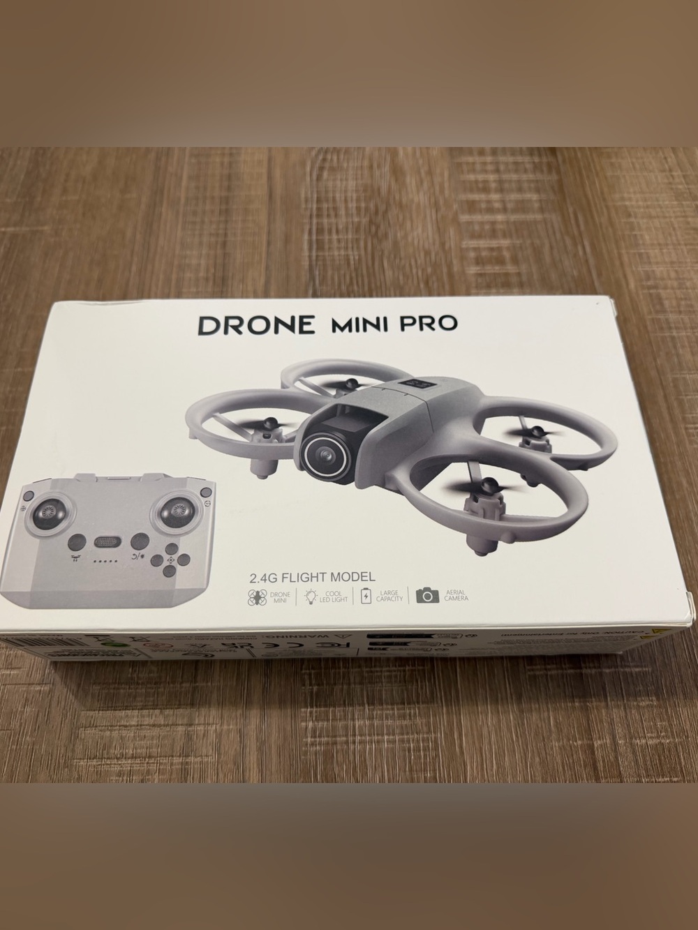 Drone Mini Pro Compact Camera Drone - Light Gray